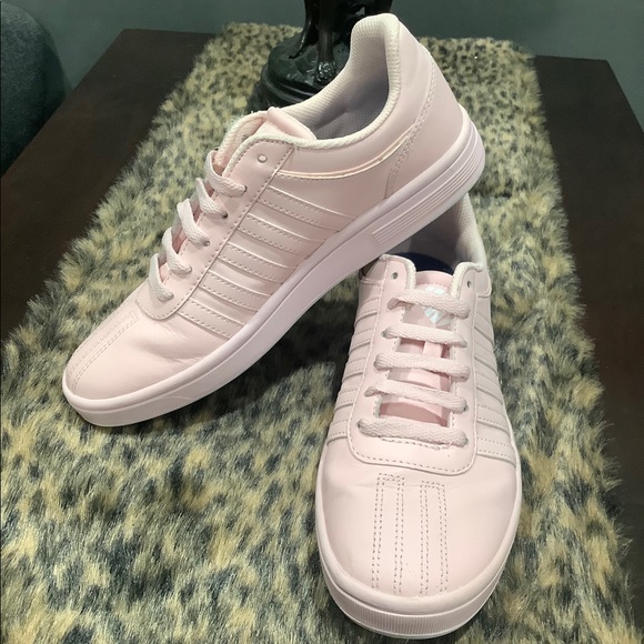 K-Swiss Shoes - K SWISS COURT PINK TENNIS SHOES
